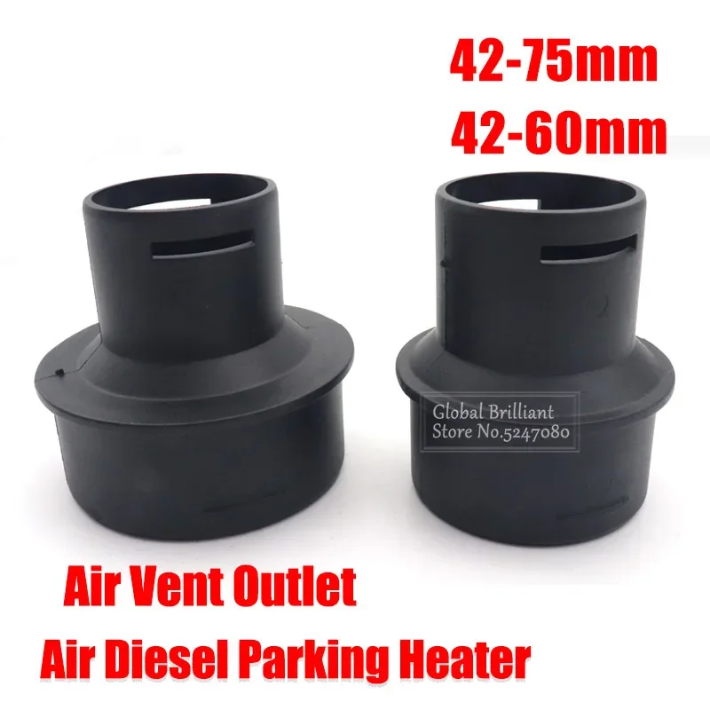 Conector conducto calefacción diésel 42-75/60mm coche camión camper