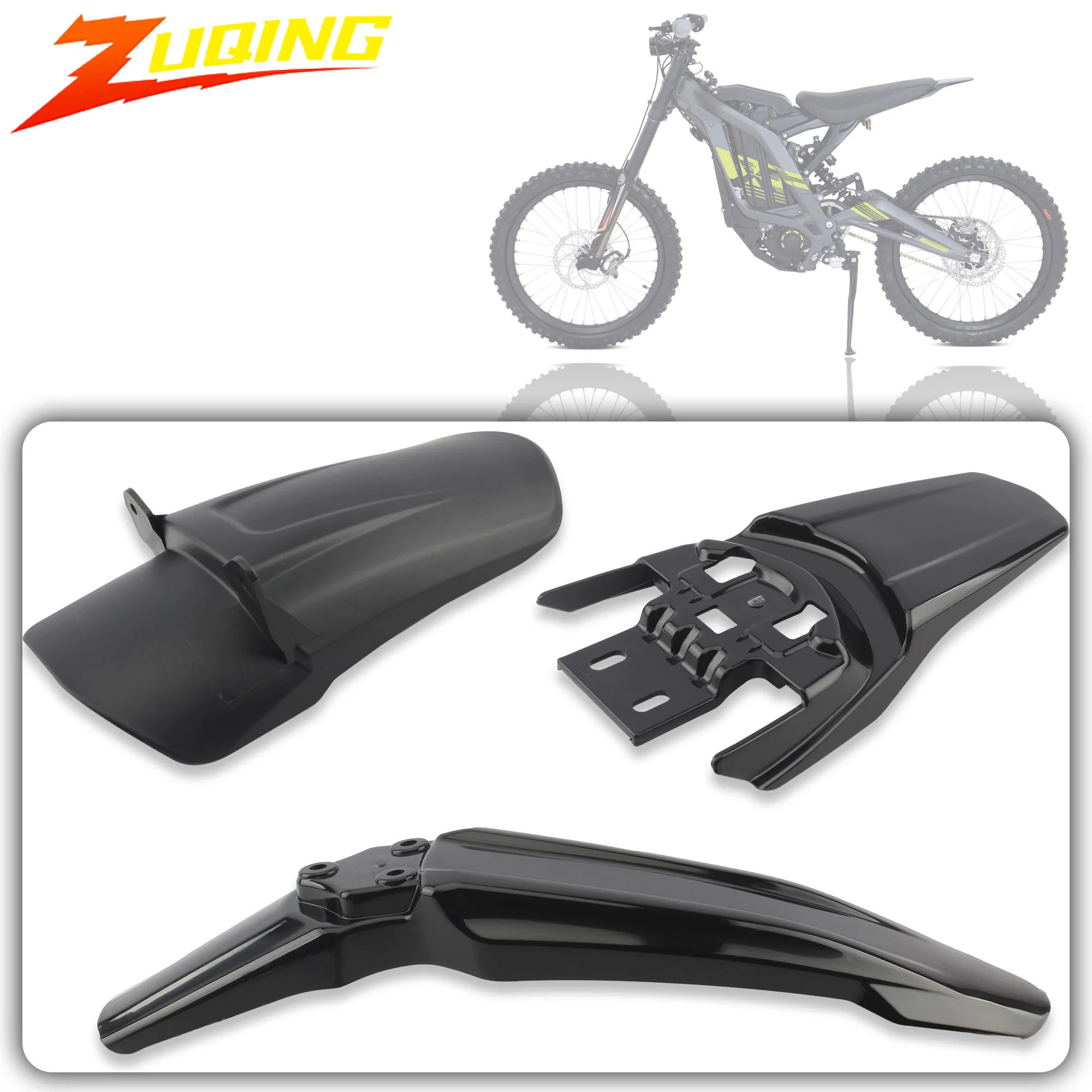 Guardabarros fibra carbono Surron Light Bee X S Motocross