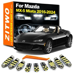 Kit bombillas LED interior ZITWO para Mazda MX-5 Miata 2016-2024
