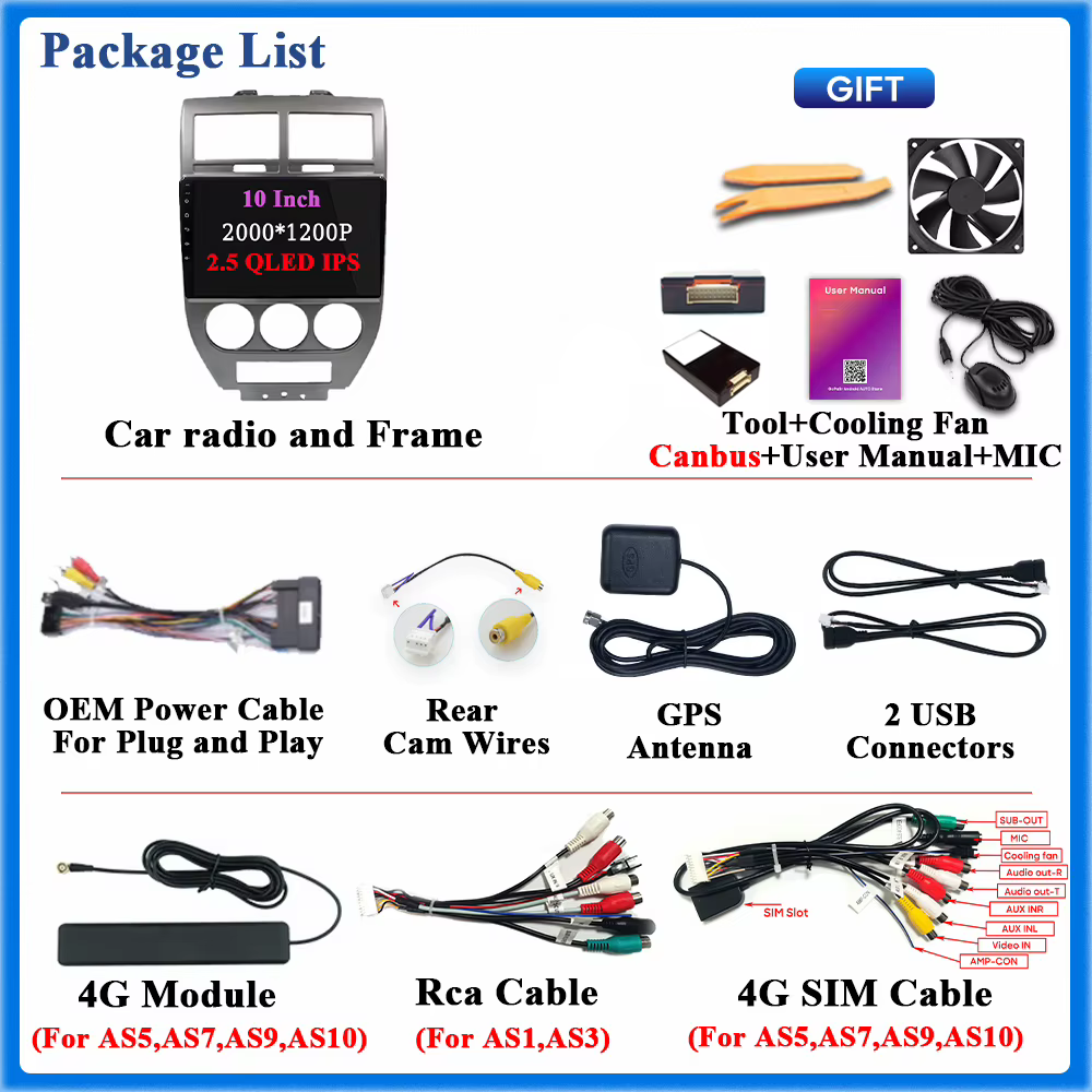 Radio multimedia GPS para Jeep Compass y Patriot 2006-2010 - imagen 5
