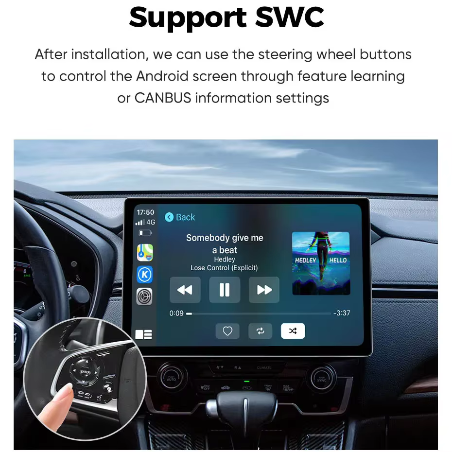 Radio 2Din CarPlay Android Auto WiFi Bluetooth 4G para Fiat Ducato - imagen 5