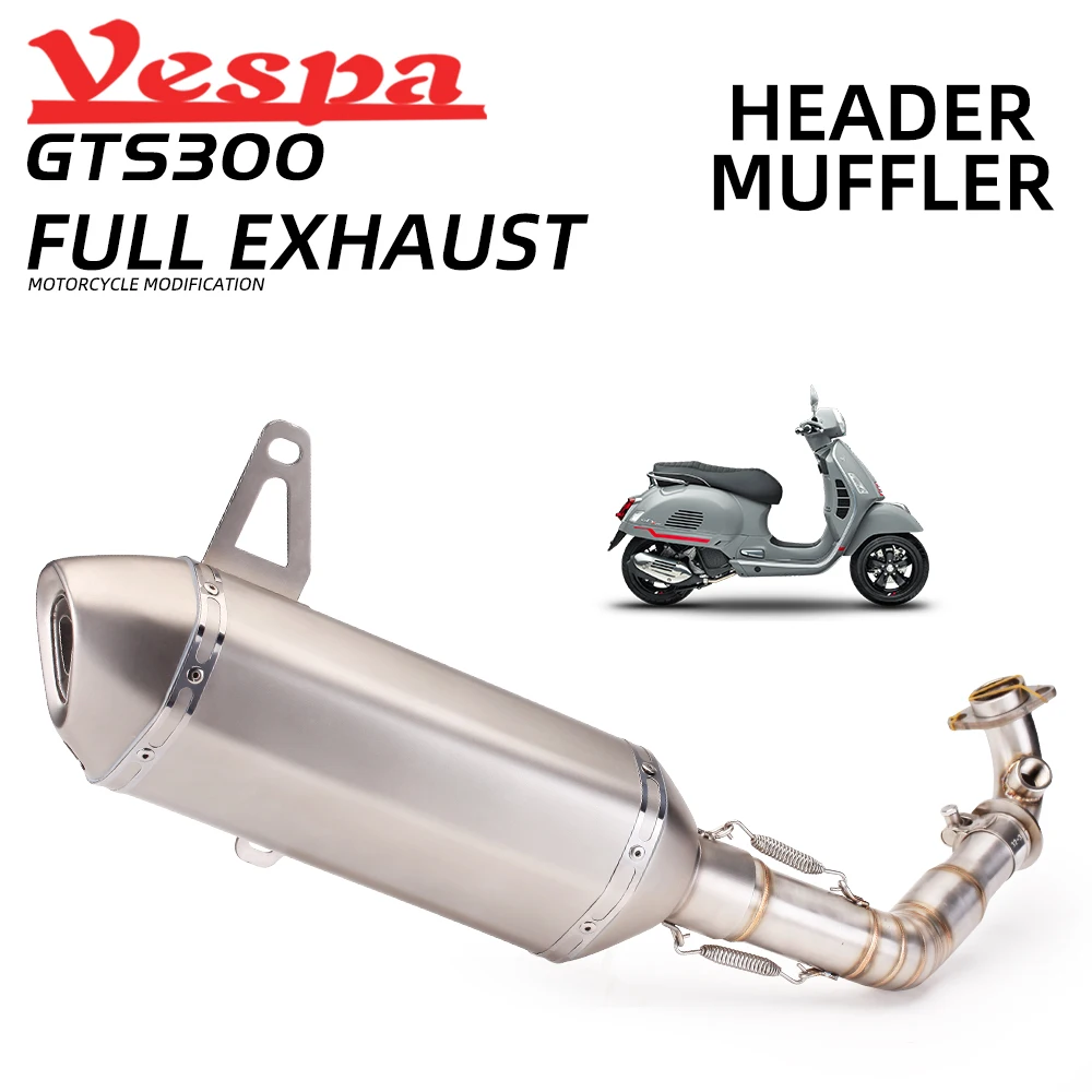 Silenciador escape completo Vespa GTS 250 300 (2007-2019)