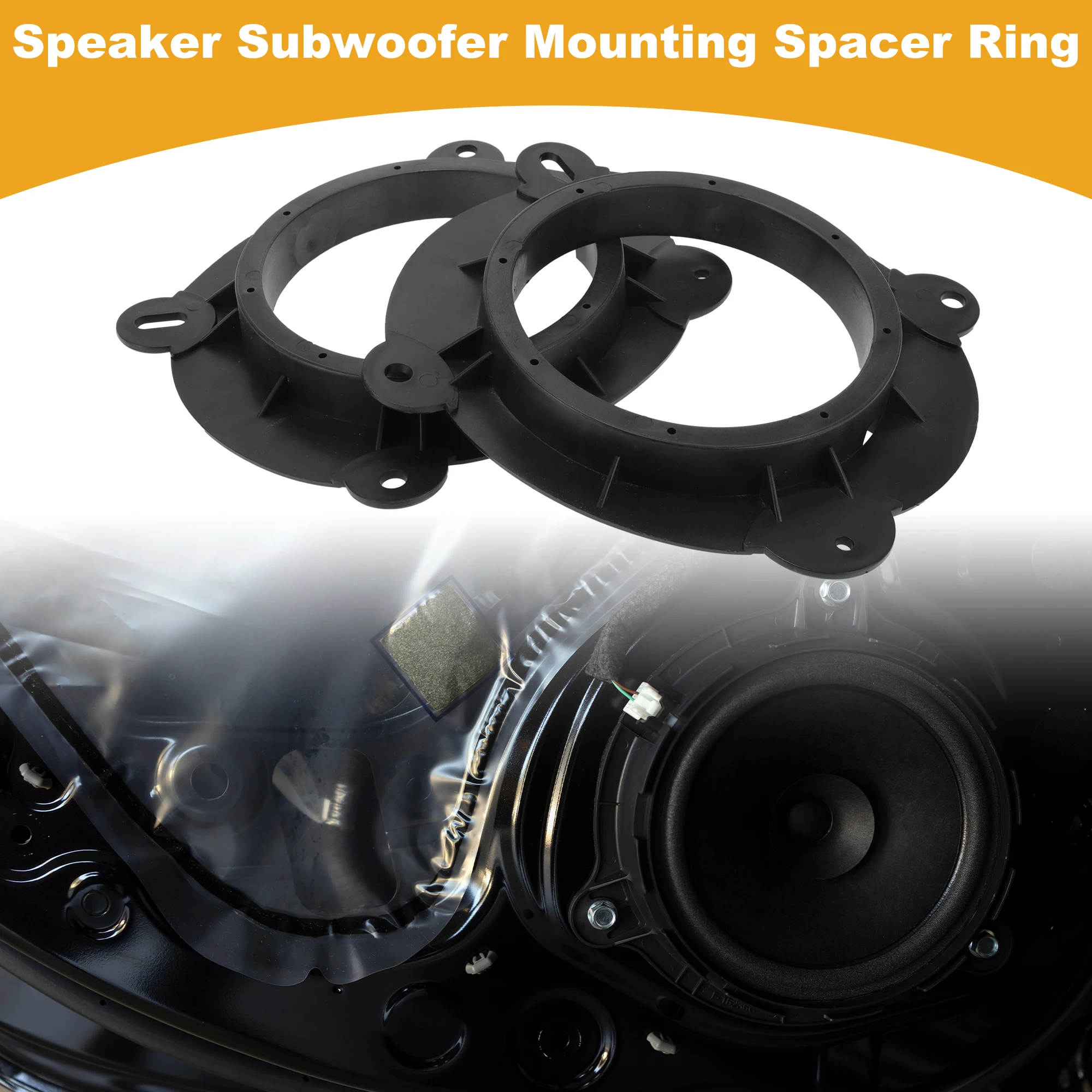 X Autohaux Altavoz Espaciador Anillo Tweeter Altavoz Espaciador Adador para Toyota Avalon 19-23 2 Piezas
