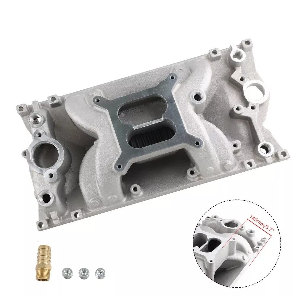 Colector admisión Vortec doble plano aluminio – Chevy SBC 350 1996+