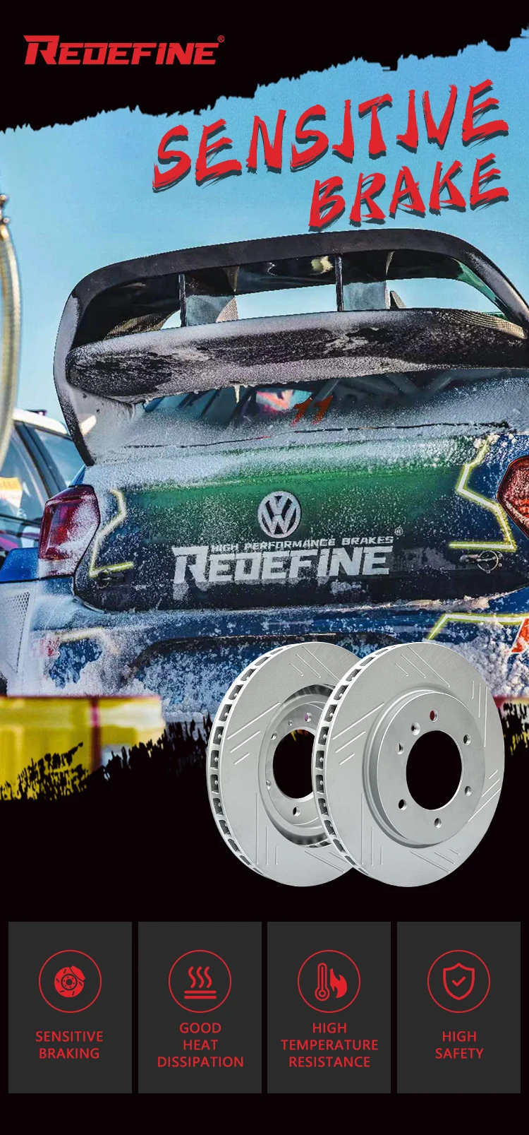 Vista del disco y rotor