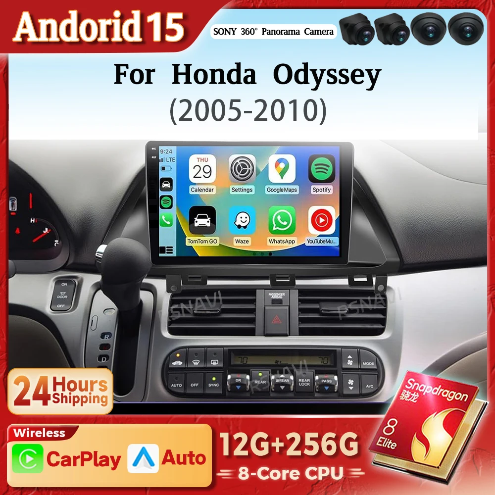 Autoradio Android 2DIN para Honda Odyssey 2005-2010