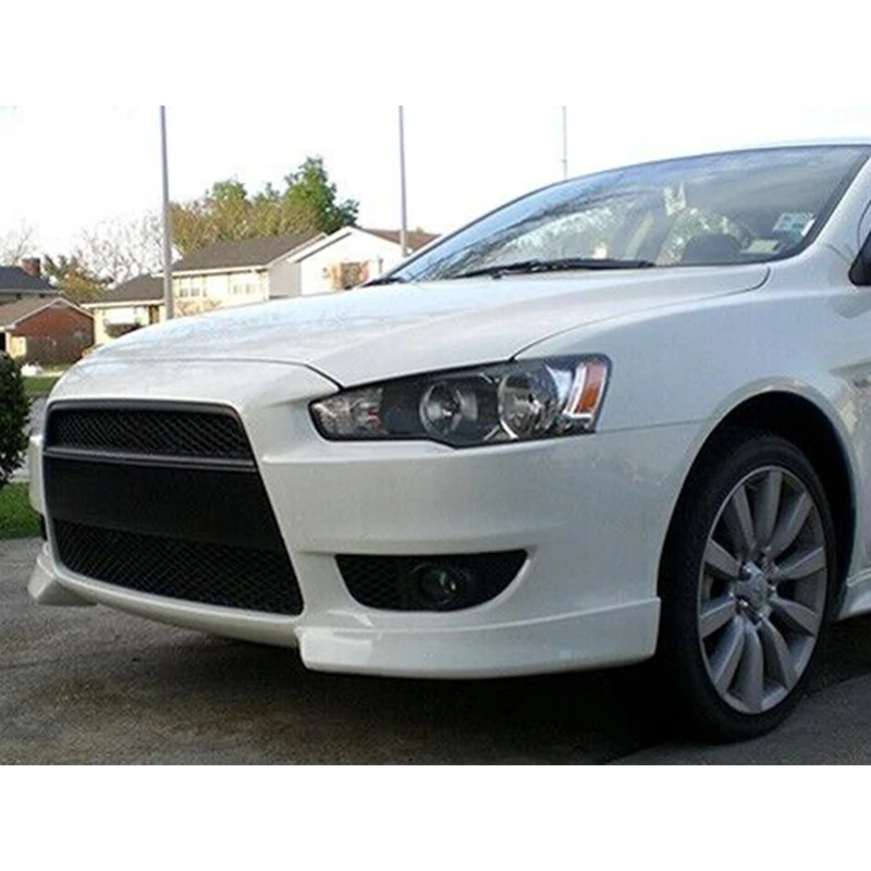 Rejilla deportiva FRP negro mate para Mitsubishi Lancer 2008-2015 - imagen 4
