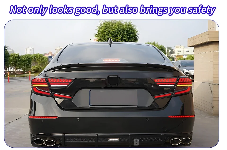 Luces traseras LED estilo Audi para Honda Accord