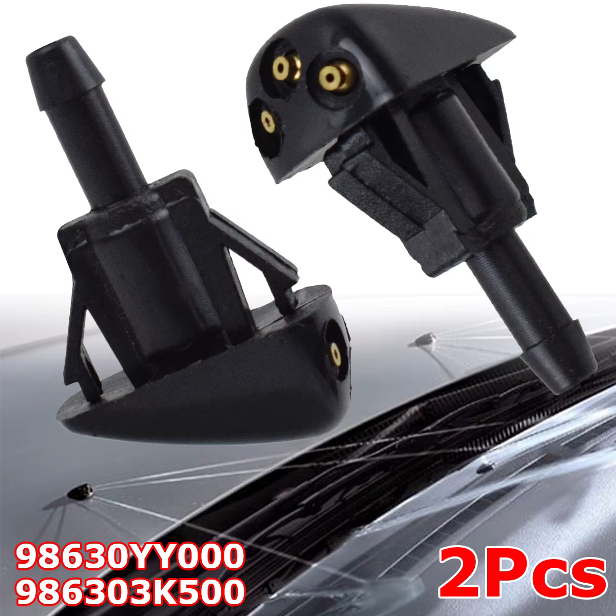 Boquilla limpiaparabrisas delantero para Hyundai y Kia 98630YY000