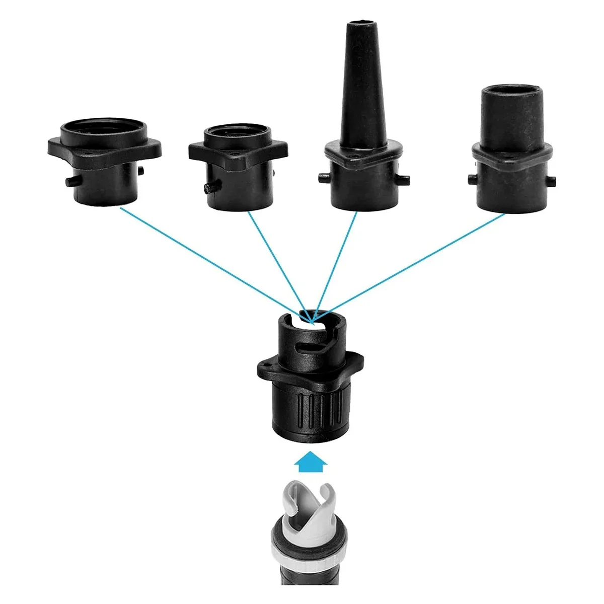 Adaptador de válvula de aire con bomba para tabla SUP inflable - imagen 4