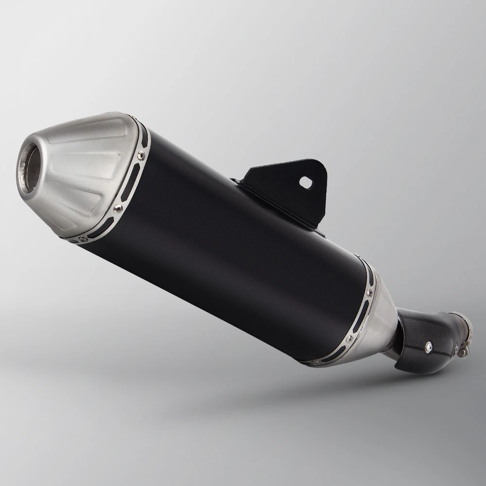 Escape slip-on con cubierta de carbono para Yamaha Ténéré 700 - imagen 5