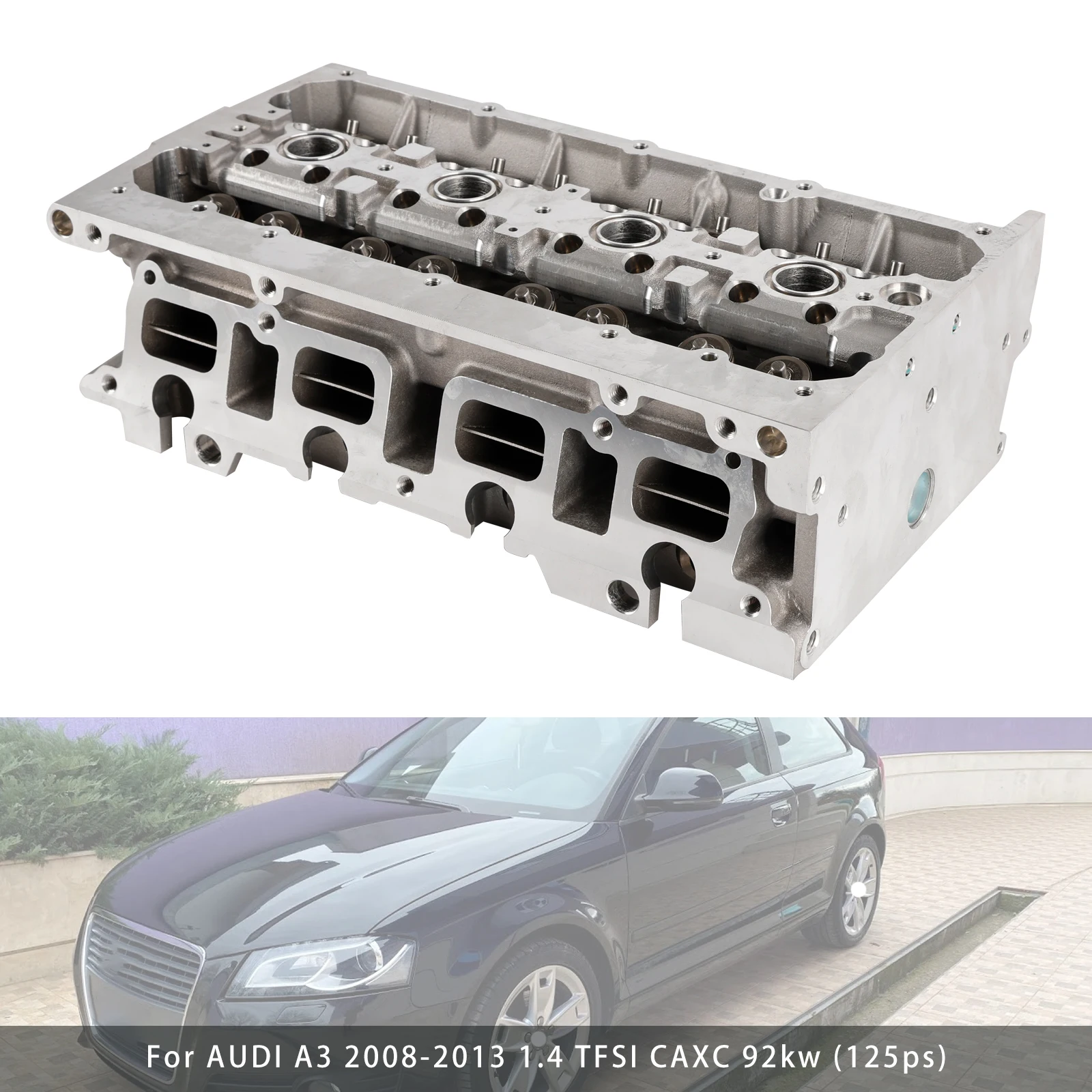 Culata Artudatech 03C109611Q con válvulas – Audi A1 A3, VW Golf Jetta - imagen 2