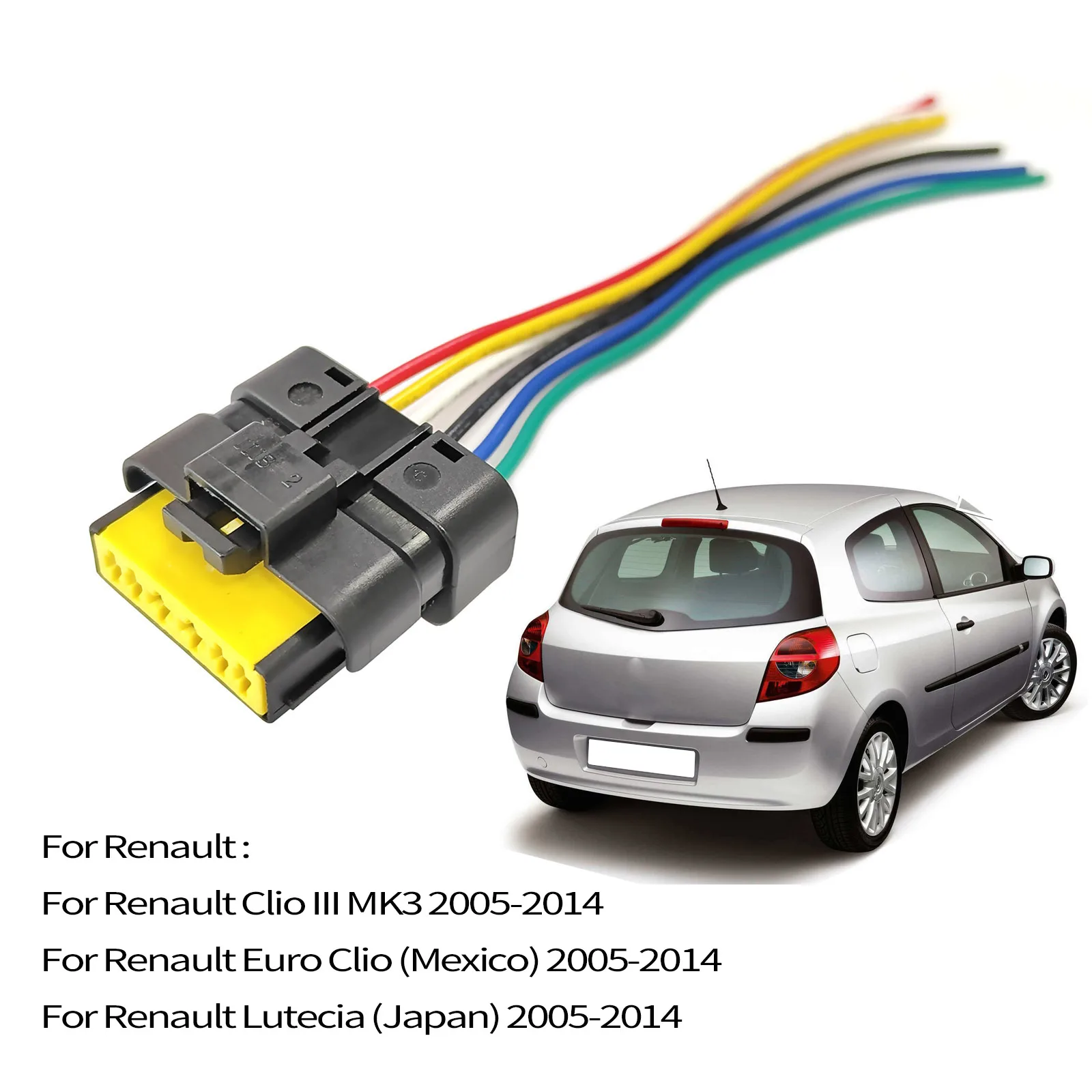 Renault Clio III MK3 Luz trasera conector 6 pines (2005-2014) - imagen 4