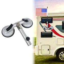 Soporte de mástil para bandera con ventosa para coche, camión y barco