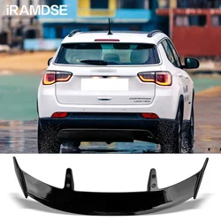Alerón de carbono para Jeep Compass 2017-2021, acabado negro ABS
