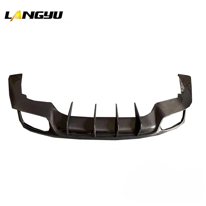 Difusor trasero Langyu de carbono seco para Porsche Panamera 971 - imagen 2