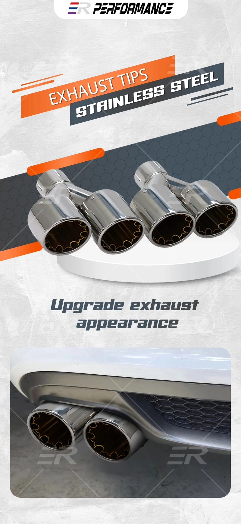 Doble punta de escape