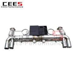 Escape catback CEES con catalizador 300 celdas – Porsche 911 Turbo