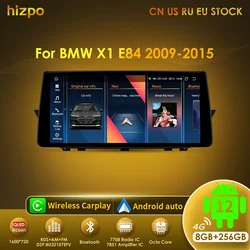 Radio multimedia Android con GPS y CarPlay para BMW X1 E84