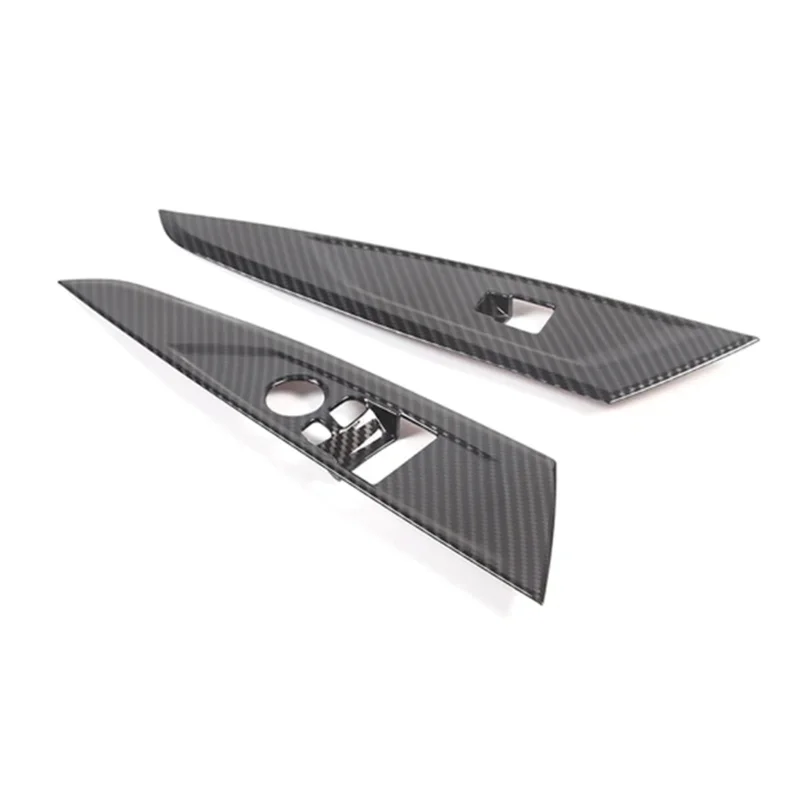 Para BMW Serie 4 G22 G23 2020-2023 ventana de coche botón de elevación de vidrio cubierta de marco de interruptor pegatinas embellecedoras Accesorios - imagen 4