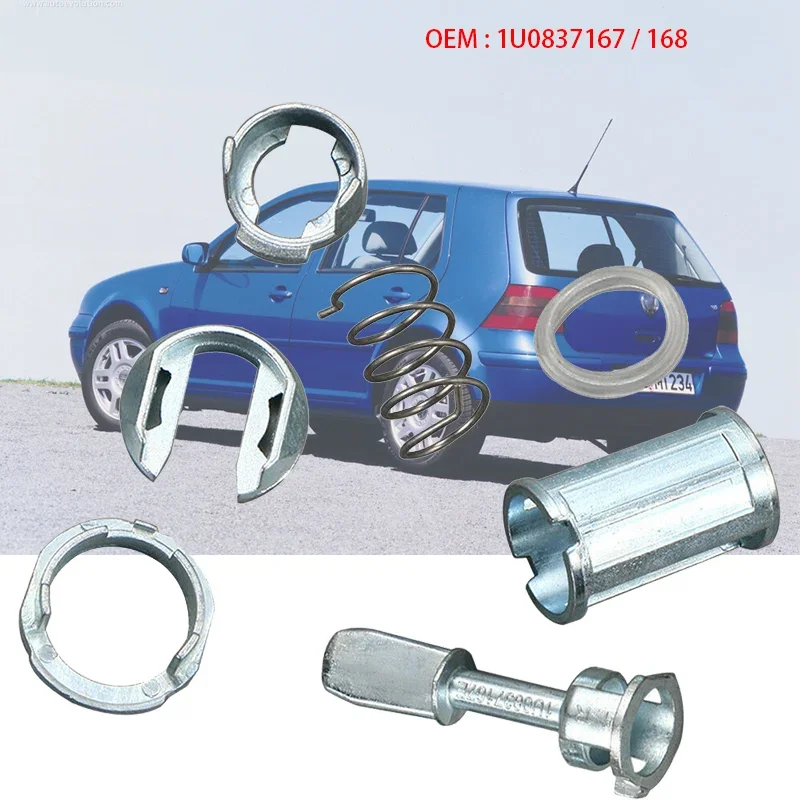 Kit reparación bombín cerradura puertas delanteras – VW Golf 4 Bora