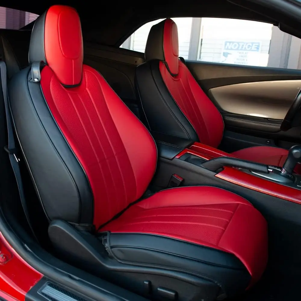 Fundas asientos cuero napa Chevrolet Camaro 2010-2024