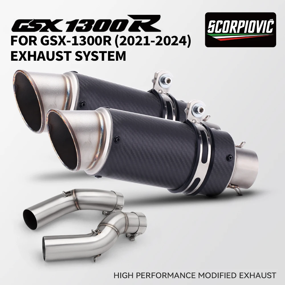 Tubo escape deslizante Hayabusa GSXR1300 2021-2024 - imagen 2