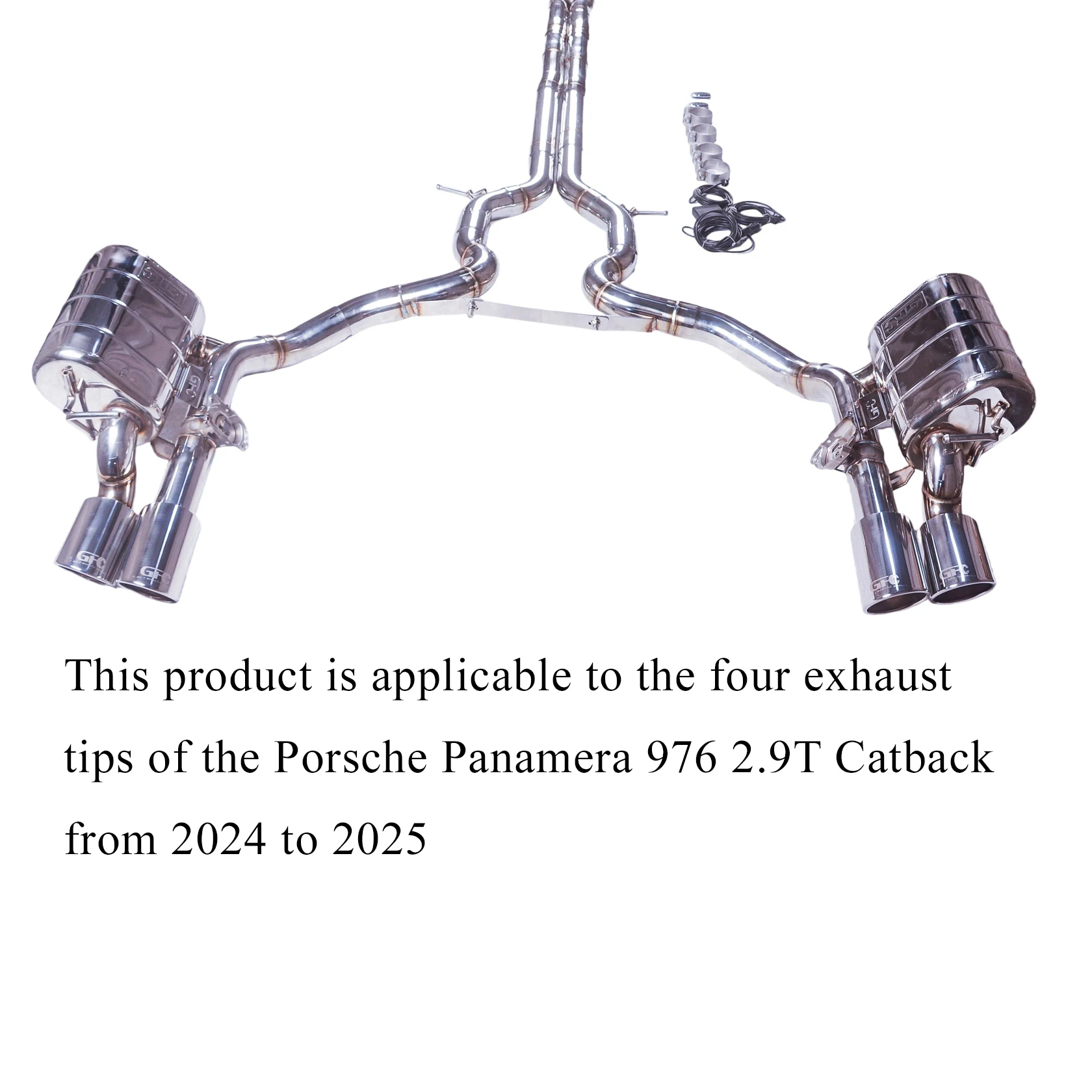 Sistema de escape completo GFC para Porsche Panamera