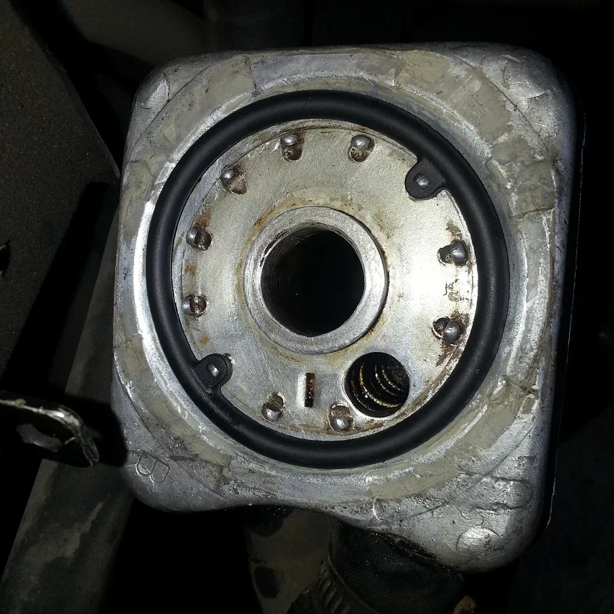 038117070 Reemplazo de 2 uds para VW Golf MK2 3 4 5 6, filtro enfriador de aceite de motor, carcasa de sellado, intercambiador de calor, junta tórica, junta de goma superior - imagen 3