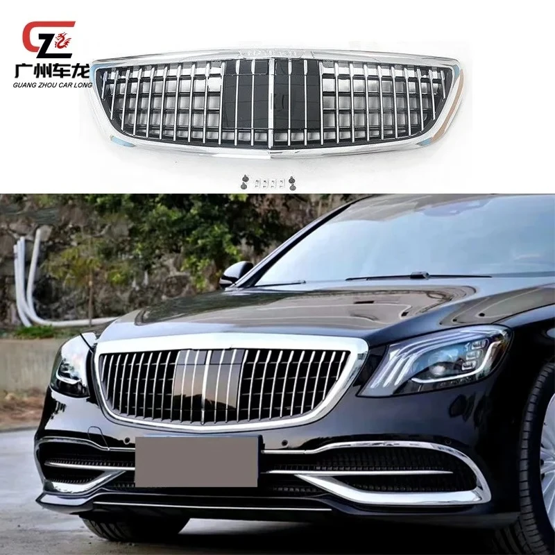 Parrilla delantera ABS Mercedes-Benz Clase S W222 estilo Maybach - imagen 2
