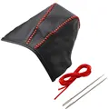 black -red line