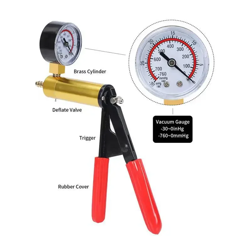 Kit de purga de frenos automático con bomba de vacío