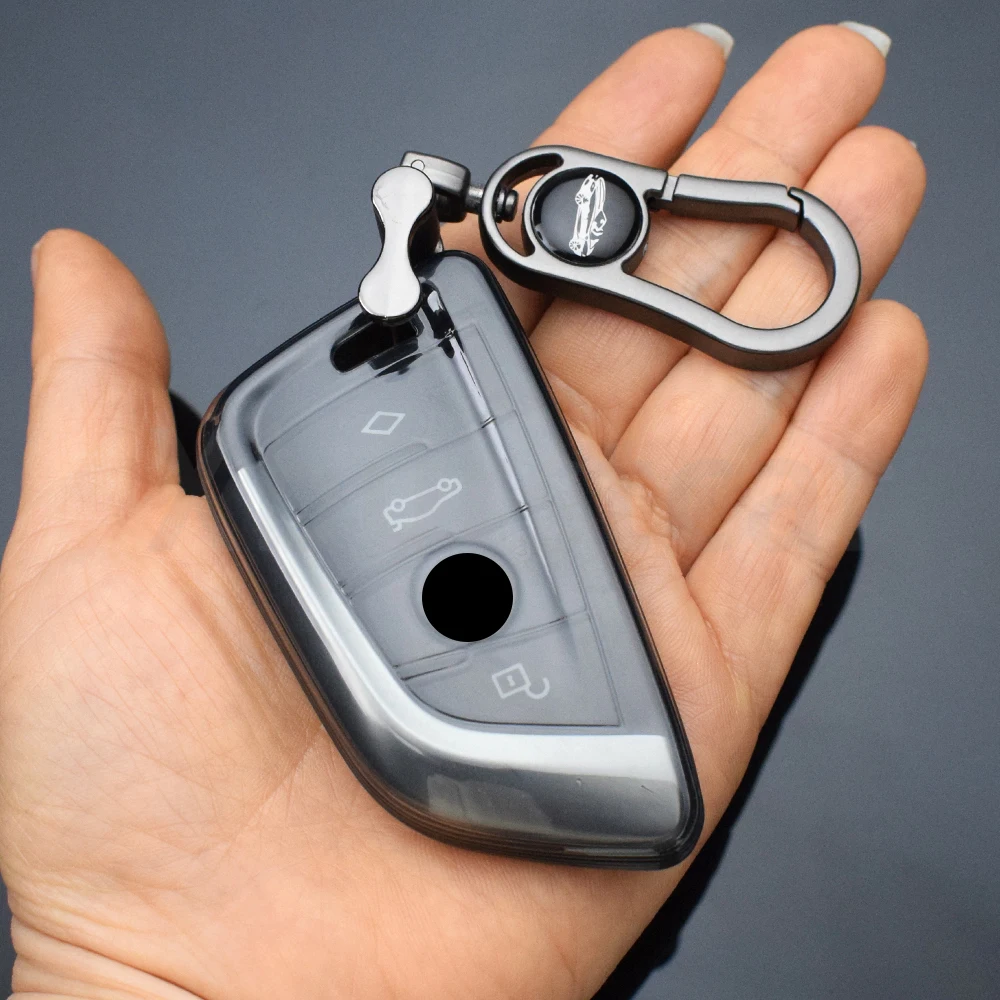 Funda TPU transparente para llave BMW - compatible con F20, G20 y G30 - imagen 3