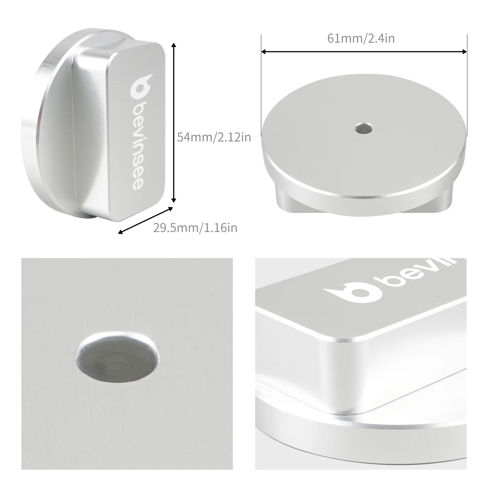 Adaptador de gato aluminio BMW E46 E90 F30 X3 X5 serie 3 5 - imagen 5