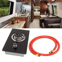 Estufa gas 1,8 kW vidrio templado ajustable para RV y Yates
