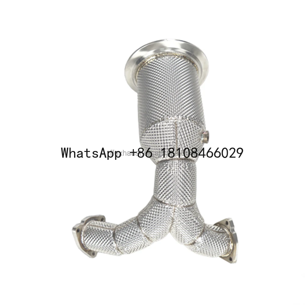 Tubo de bajada de alto flujo para Audi S4 S5 B9 3.0T Sport Cat