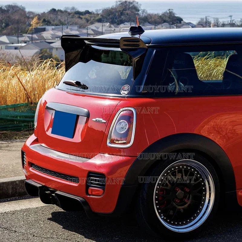 Alerón de techo estilo R56 JCW en fibra de carbono para Mini Cooper - imagen 4
