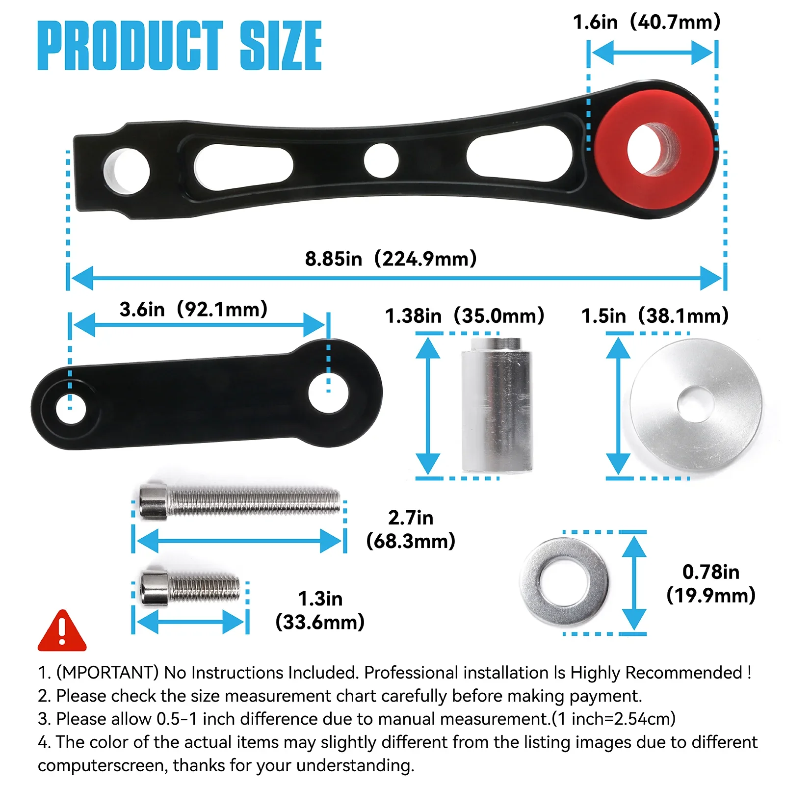 Kit soporte de motor dogbone rojo – VW Golf GTI/Rabbit MK5 2.0 TFSI - imagen 4