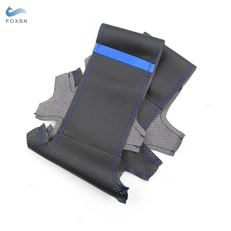 Protector de volante en cuero negro cosido a mano para BMW Serie 1 3 X1 (2011-2013) - imagen 2