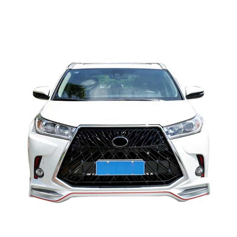 Parachoques delantero estilo LX570 para Toyota Highlander 2015-2020 - imagen 3