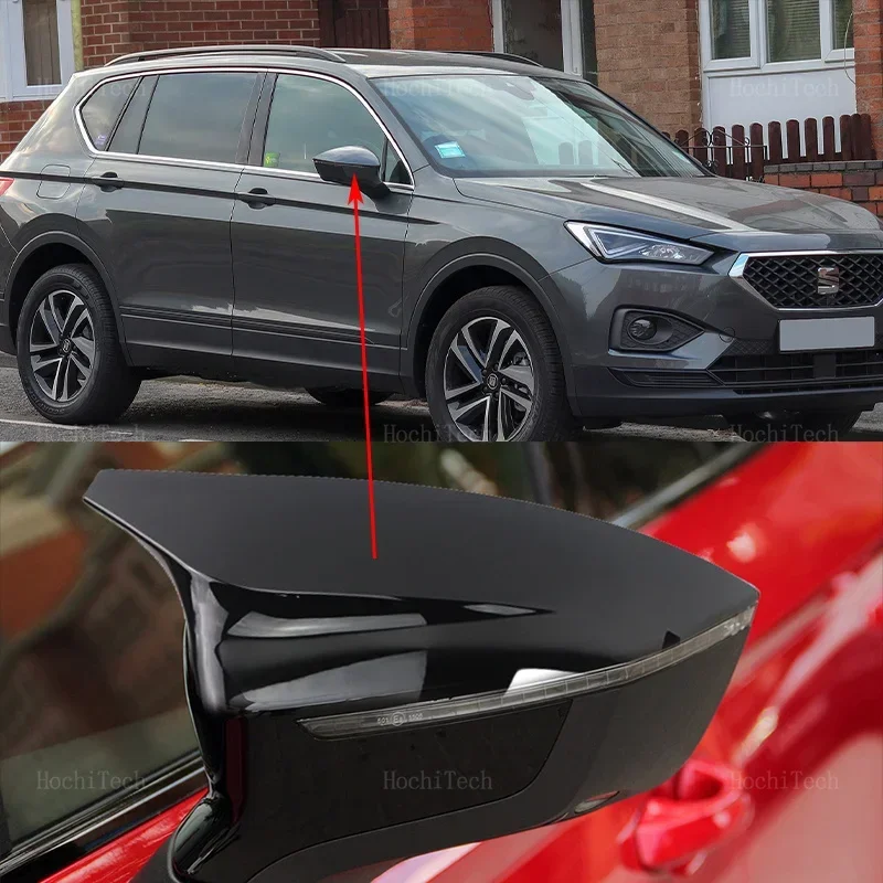 Cubierta espejo retrovisor negro Seat Cupra Ateca Tarraco 2016-2024 - imagen 3