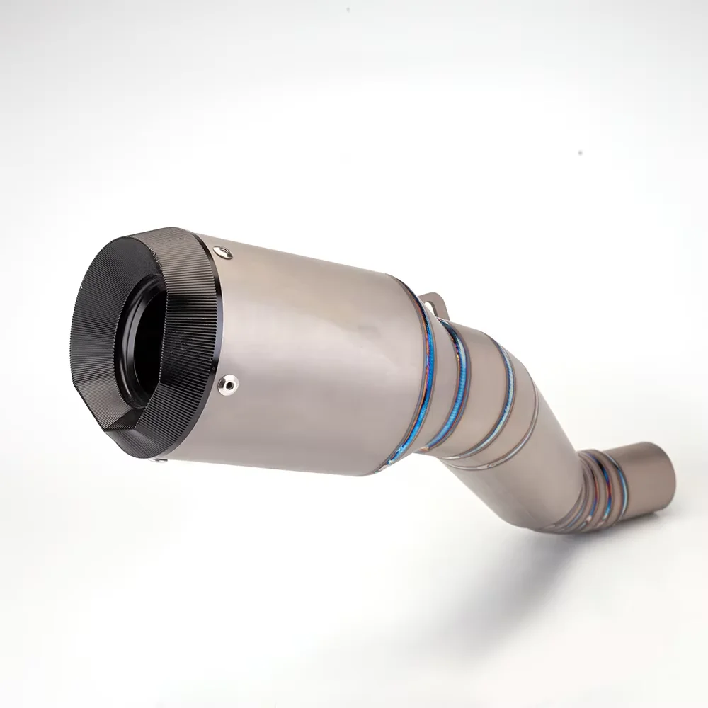 Silenciador de escape de titanio para Kawasaki ZX-6R 2009-2020 - imagen 5