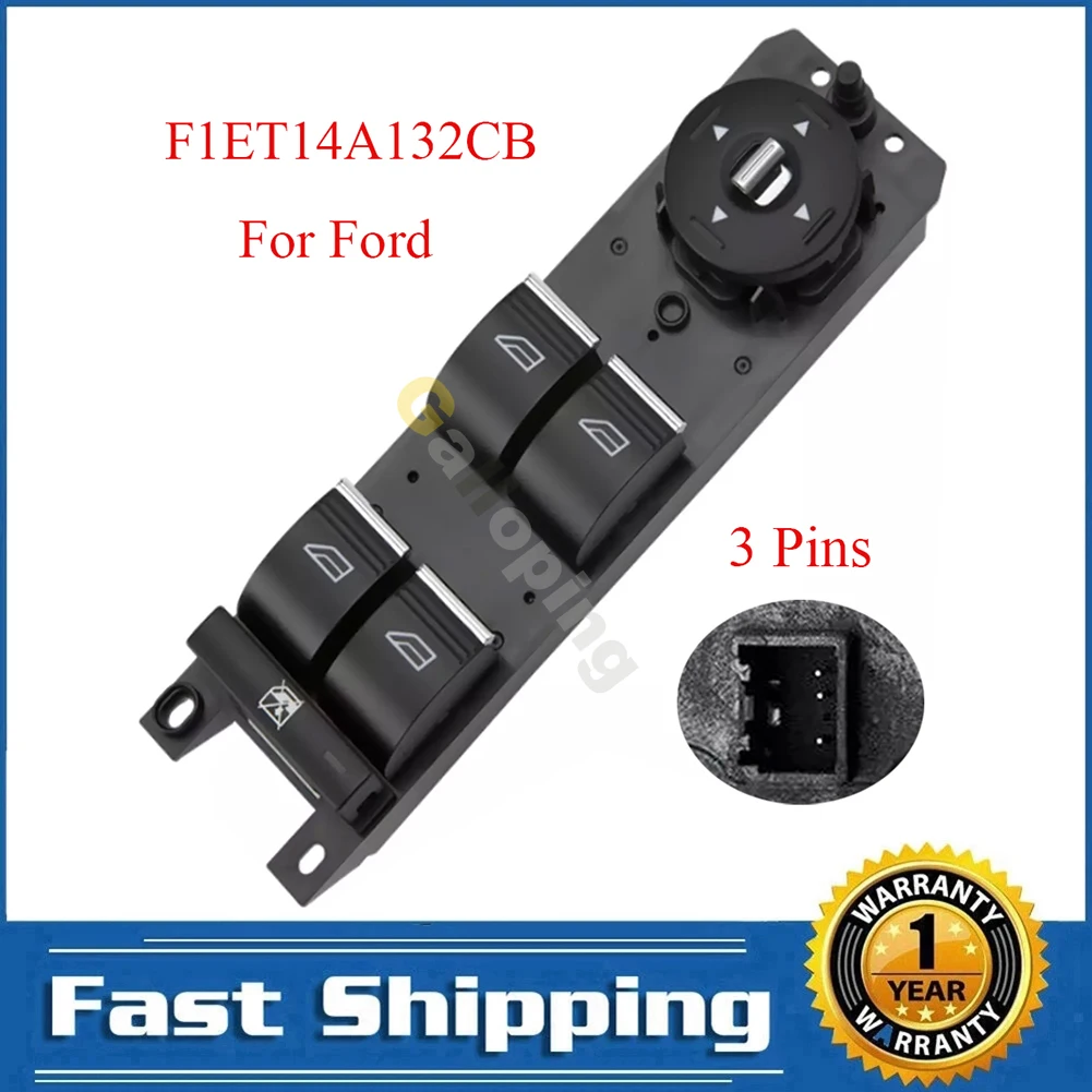 Ford F1ET14A132CB Interruptor elevalunas izquierdo Focus ST 2012-2017