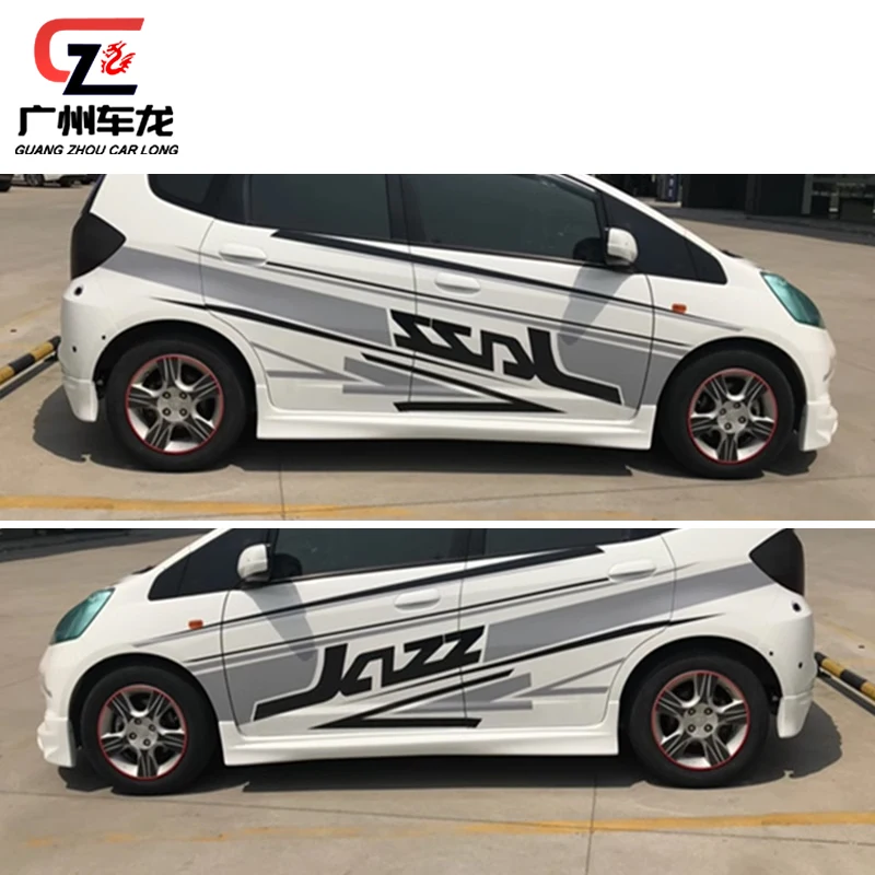 Para Honda Fit 2009-2012 labio delantero labio trasero falda lateral Material ABS salida de fábrica - imagen 5