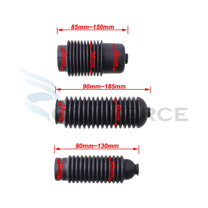 Kit fuelles cremallera de dirección para ATV, UTV y kart todoterreno - imagen 4