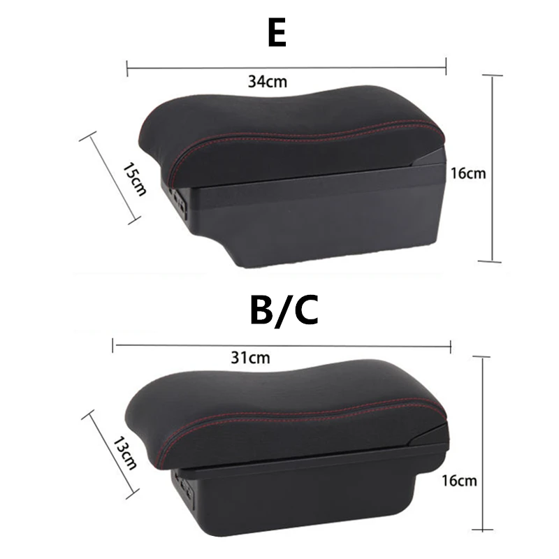 Reposabrazos Skoda Fabia 2 con caja de almacenamiento USB consola - imagen 4