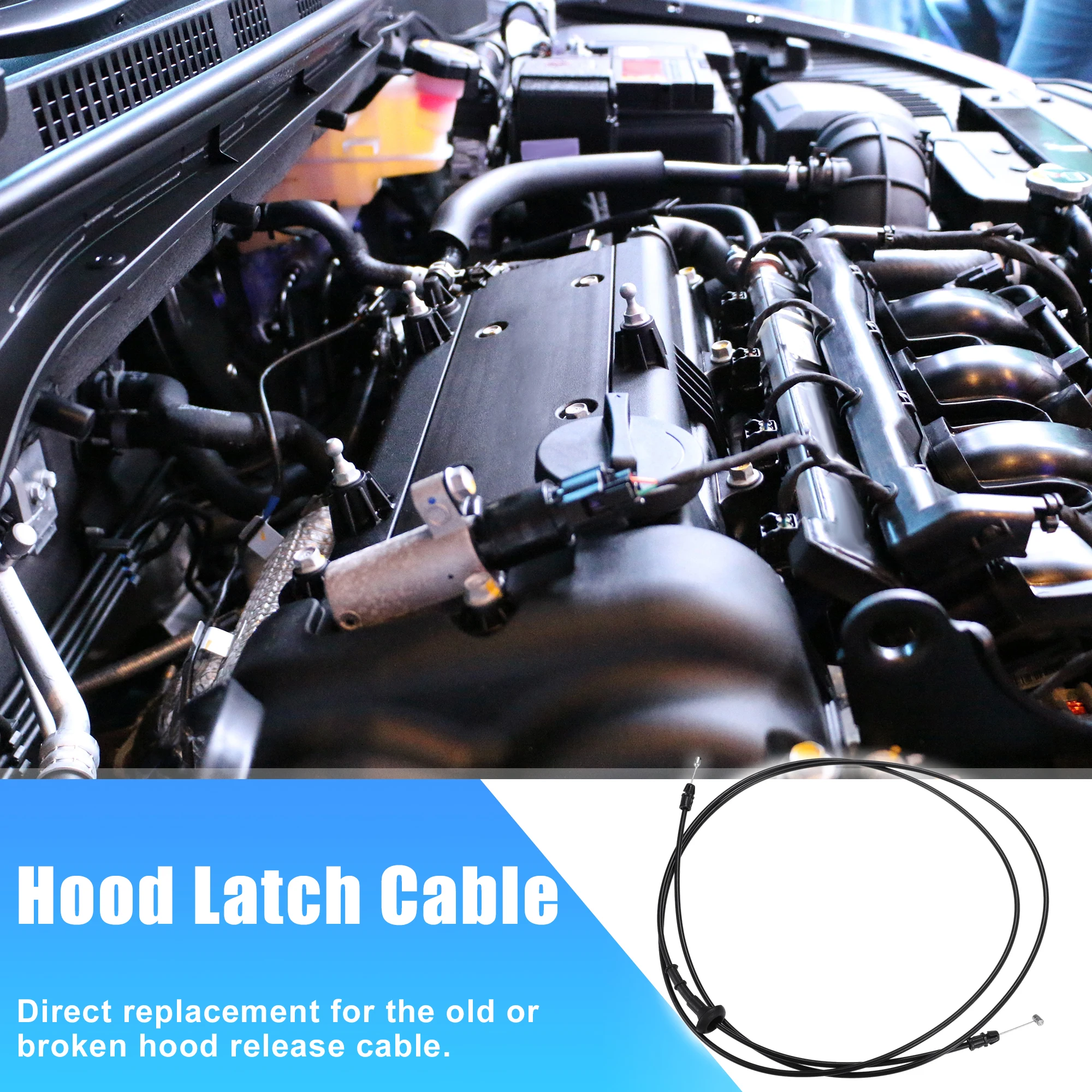 Cable de capó de repuesto para Ford F-150, Expedition y Navigator - imagen 2