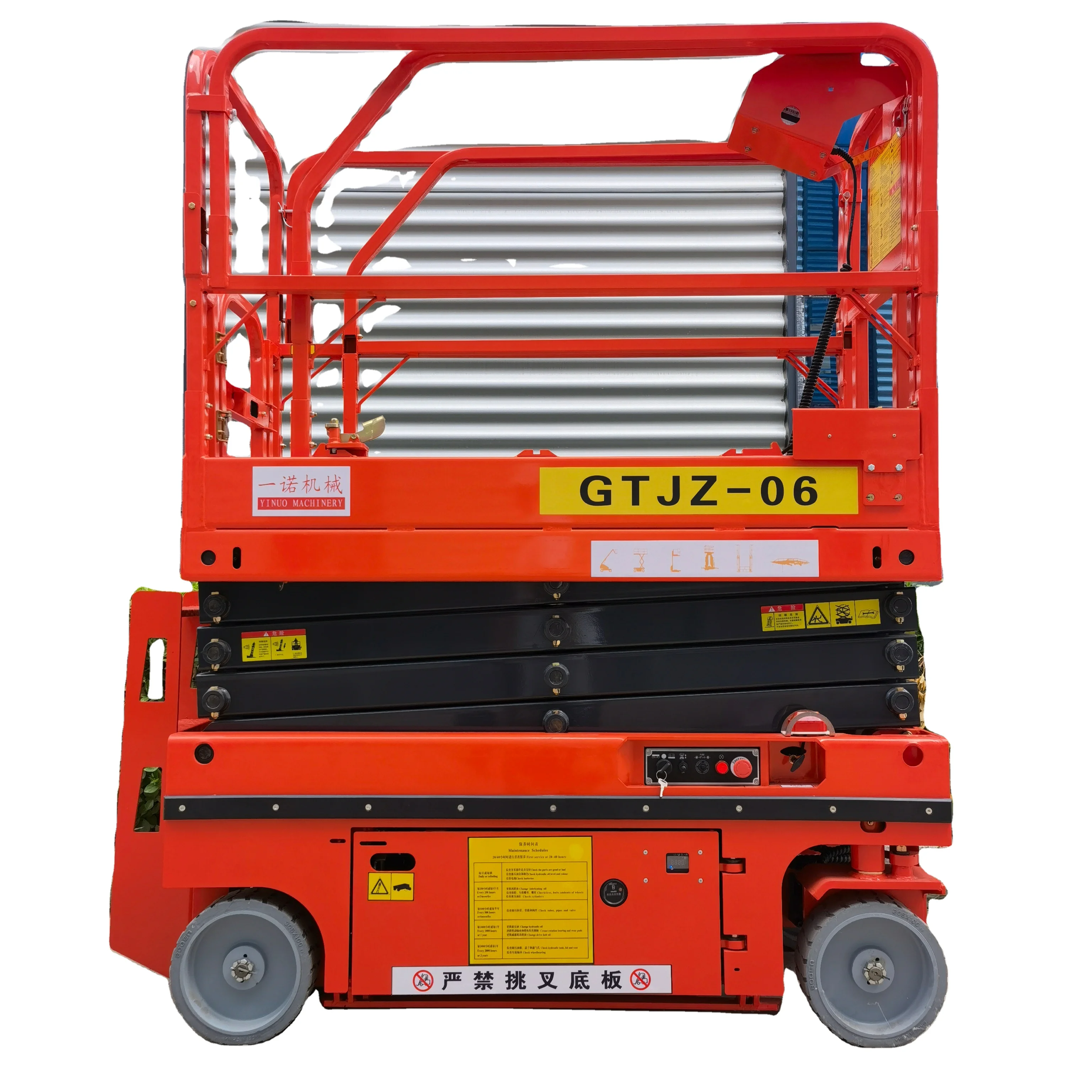 Elevador de Tijera Móvil 10m con 4 Ruedas - Motor DC - imagen 3