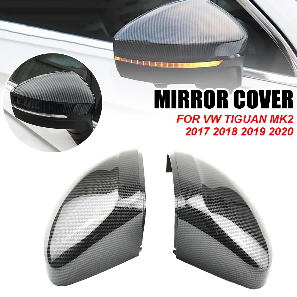 Tapas de espejo retrovisor VW Tiguan Allspace MK2 2017-2020 carbono - imagen 5