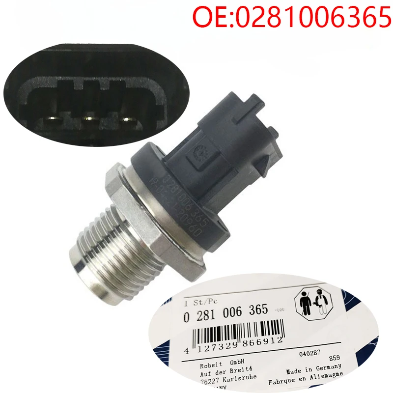 Bosch 0281006365 sensor de presión – VW Audi Seat 2.0 TDI